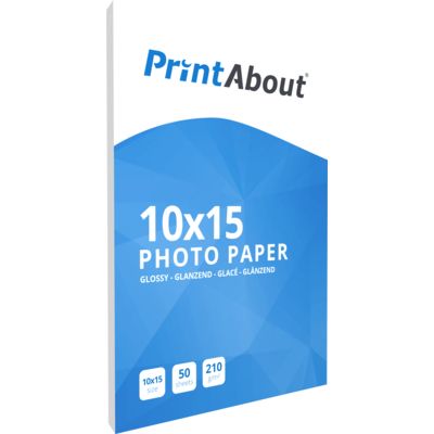 PrintAbout Premium Glossy 10 x 15 210 grams fotopapier (50 vel)