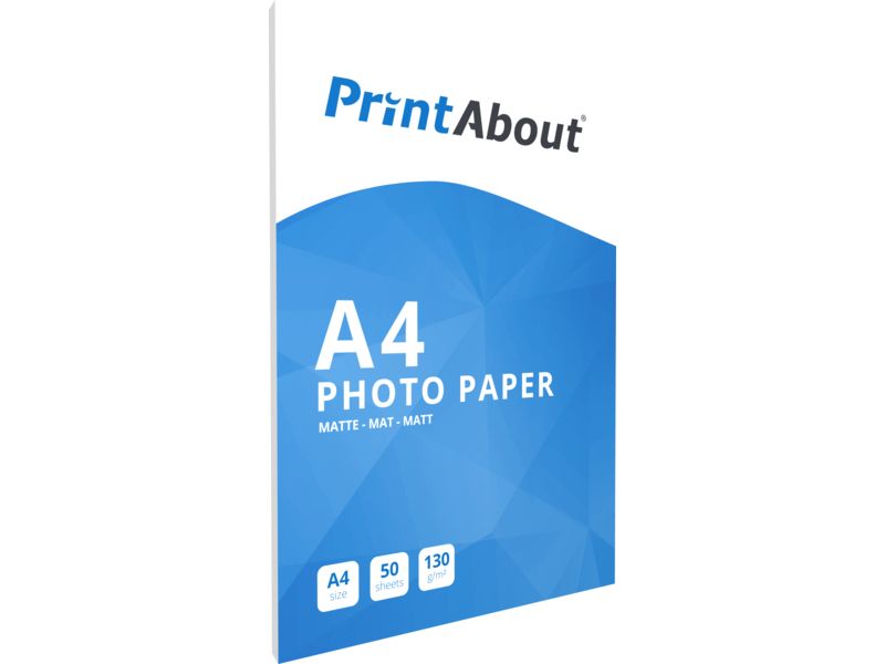 PrintAbout Premium Mat A4 130 Grams Fotopapier (50 Vel)