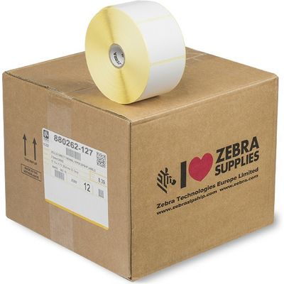 Zebra 800262-127 Etiket Zwart op wit (57 mm x 32 mm) 12 rollen