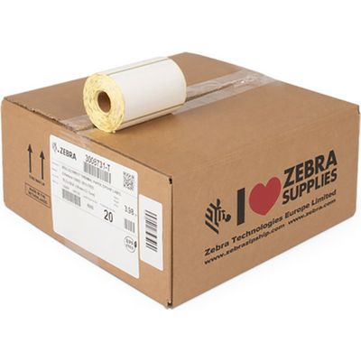 Zebra 3008731-T (Z-Perform 1000D) Etiket Zwart op wit (76.2 mm x 50.8 mm) 20 rollen