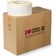 Zebra 880018-038 Etiket Zwart op wit (76 mm x 38 mm) 6 rollen