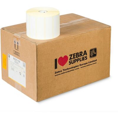 Zebra 800273-105 (Z-Select 2000T) Etiket Zwart op wit (76 mm x 25 mm) 12 rollen