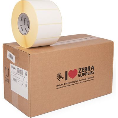 Zebra 880134-050 (Z-Select 2000T) - (102 mm x 51 mm) 4 rouleaux - Noir sur blanc - Étiquette