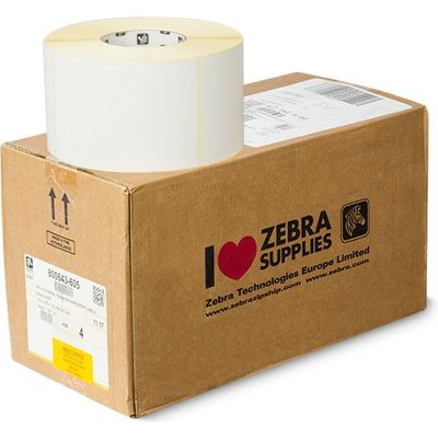 Zebra 800640-605 (Z-Select 2000T) - (102 mm x 152 mm) 4 rouleaux - Noir sur blanc - Étiquette