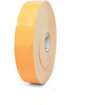 Zebra 10012713-6K Etiket Oranje (25 mm x 254 mm) 6 rollen polsbandjes