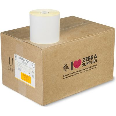 Zebra 800294-155 - (102 mm x 152 mm) 12 rouleaux - Noir sur blanc - Étiquette