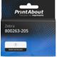 Étiquette compatible Zebra 800263-205 - (76 mm x 51 mm) 12 rouleaux - Noir sur blanc