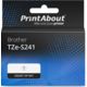 Huismerk Brother TZe-S241 Tape Zwart op wit (18 mm)