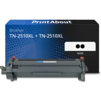 Toner compatible Brother TN-2510XL + TN-2510XL - Noir - Grande capacité - Multipack