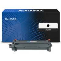 PrintAbout Huismerk vervangt Brother TN-2510 Toner Zwart Normale capaciteit