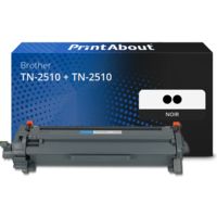 Toner compatible Brother TN-2510 + TN-2510 - Noir - Multipack