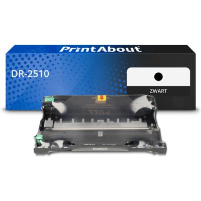 PrintAbout Huismerk vervangt Brother DR-2510 Drum Zwart