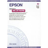 Epson S041079 photo quality inkjet paper (102 gram) A2 - (30 feuilles) - Papier photo
