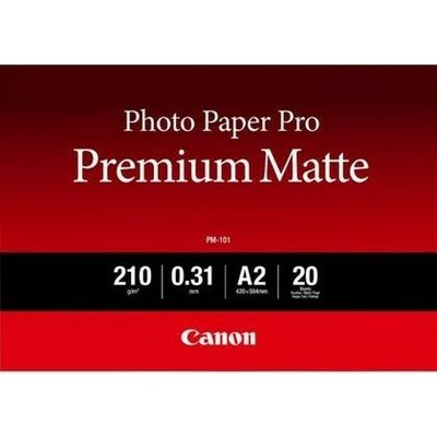 Canon PM-101 premium matte 210 grams A2 (20 vel) Fotopapier