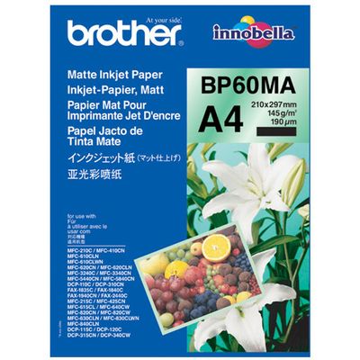 Brother BP60MA Matte Inkjet A4 145 gram - Papier photo