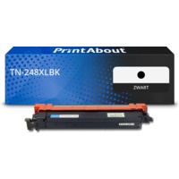 PrintAbout Huismerk vervangt Brother TN-248XLBK Toner Zwart Hoge capaciteit