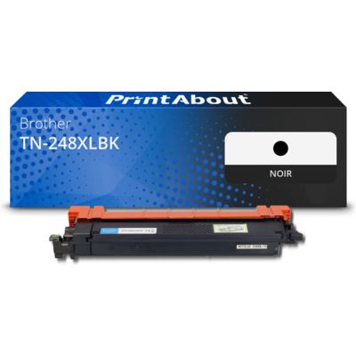 Toner compatible Brother TN-248XLBK - Noir - Grande capacité