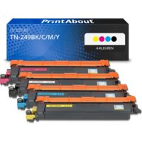 Huismerk Brother TN-249BK/C/M/Y Toner 4-kleuren Multipack