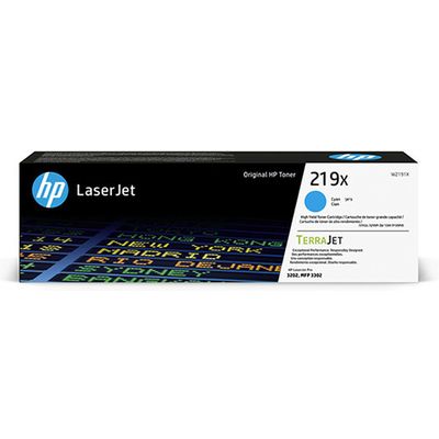 HP 219X (W2191X) Toner Cyaan Hoge capaciteit