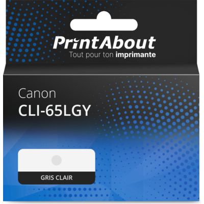 Cartouche compatible Canon CLI-65LGY - Gris clair