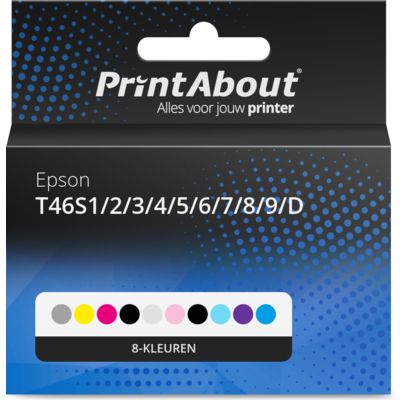 Huismerk Epson T46S1/2/3/4/5/6/7/8/9/D Inktcartridge 10-kleuren Multipack