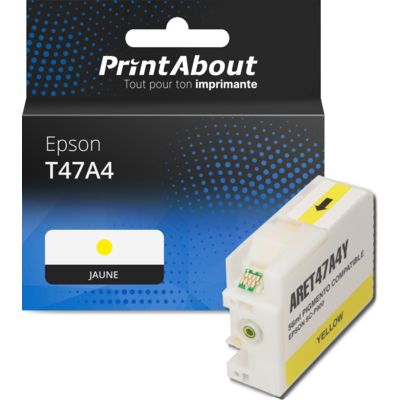 Cartouche compatible Epson T47A4 - Jaune