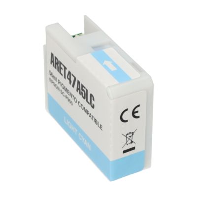 Huismerk Epson T47A5 Inktcartridge Licht-cyaan