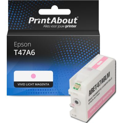 Huismerk Epson T47A6 Inktcartridge Vivid licht magenta