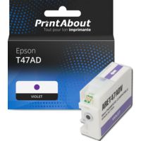 Cartouche compatible Epson T47AD - Violet