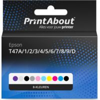 Huismerk Epson ET47A/1/2/3/4/5/6/7/8/9/DPA Inktcartridge Multipack 10-kleuren