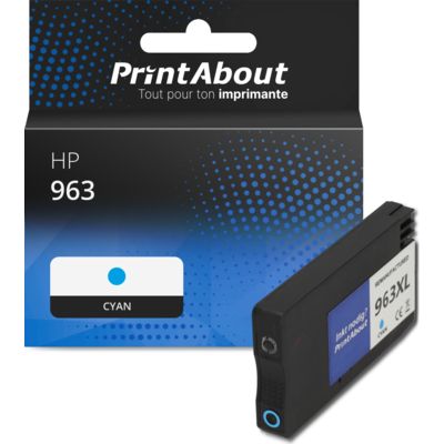 Cartouche compatible HP 963 (3JA23AE) - Cyan