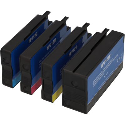 Cartouche compatible HP 712 (3ED67/68/69/70A) - 4 couleurs - Multipack