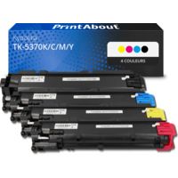 Toner compatible Kyocera TK-5370K/C/M/Y - 4 couleurs - Multipack