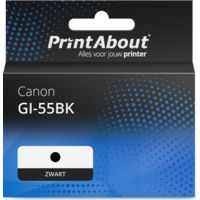 Huismerk Canon GI-55BK Inktcartridge Zwart