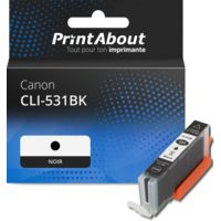 Cartouche compatible Canon CLI-531BK - Noir
