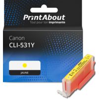 Cartouche compatible Canon CLI-531Y - Jaune