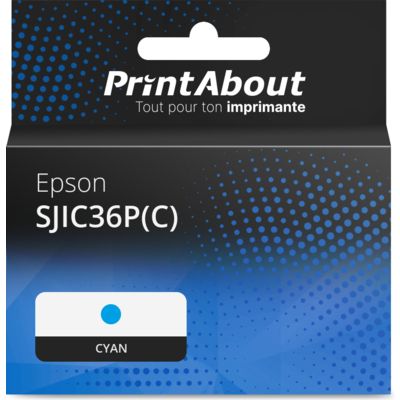 Cartouche compatible Epson SJIC36P(C) - Cyan