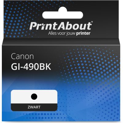 Huismerk Canon GI-490BK Inktcartridge Zwart