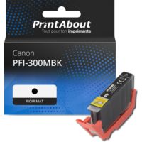 Cartouche compatible Canon PFI-300MBK - Noir mat