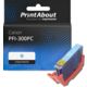 Cartouche compatible Canon PFI-300PC - Cyan photo