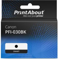 Huismerk Canon PFI-030BK Inktcartridge Zwart