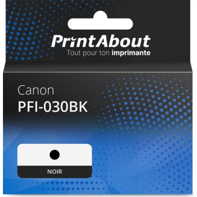 Cartouche compatible Canon PFI-030BK - Noir