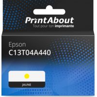 Cartouche compatible Epson C13T04A440 - Jaune - Très grande capacité