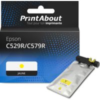 Cartouche compatible Epson C529R/C579R (T01D400) - Jaune - Très grande capacité