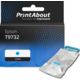 Cartouche compatible Epson T9732 - Cyan - Grande capacité