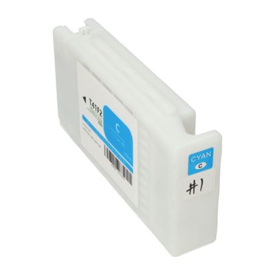Cartouche compatible Epson T41F240 - Cyan - Grande capacité