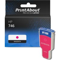 Huismerk HP 746 (P2V78A) Inktcartridge Magenta