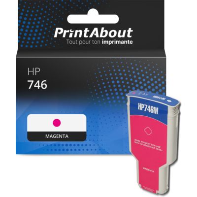 Cartouche compatible HP 746 (P2V78A) - Magenta