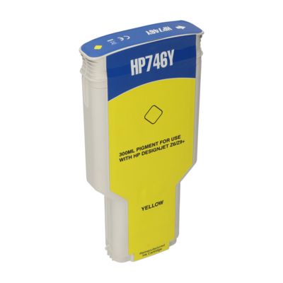Huismerk HP 746 (P2V79A) Inktcartridge Geel
