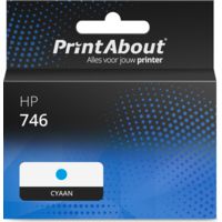 Huismerk HP 746 (P2V80A) Inktcartridge Cyaan